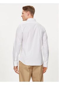 La Martina Koszula YMC002 PP483 Biały Slim Fit. Kolor: biały. Materiał: bawełna #5