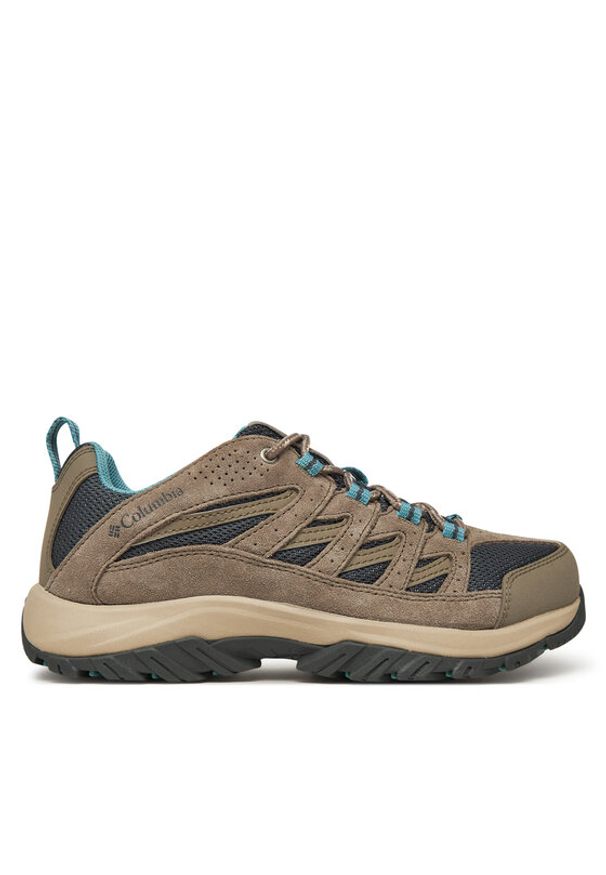 columbia - Columbia Trekkingi Crestwood 1781141 Brązowy. Kolor: brązowy. Materiał: zamsz, skóra