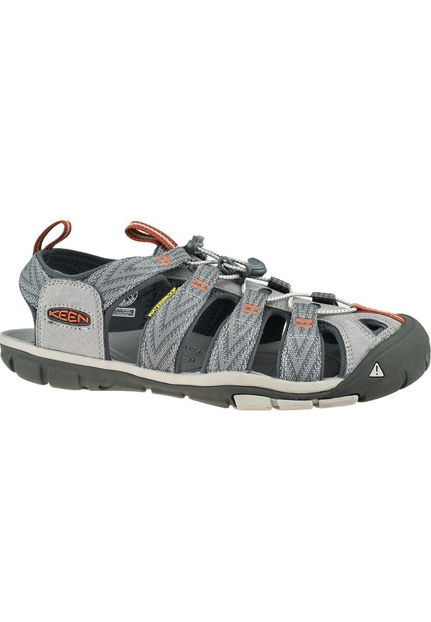 keen - Keen Clearwater CNX 1018497. Kolor: szary. Materiał: tkanina. Styl: sportowy