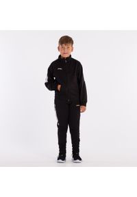 Softee - Dres SOFTEE Team dla dzieci Slim Fit - 6 lat. Okazja: na uczelnię. Kolor: czarny. Materiał: dresówka. Sezon: lato