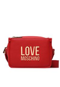 Love Moschino - LOVE MOSCHINO Torebka JC4111PP1GLI0500 Czerwony. Kolor: czerwony. Materiał: skórzane