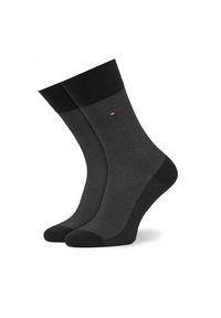 TOMMY HILFIGER - Tommy Hilfiger Skarpety długie 701235373 Czarny. Kolor: czarny. Materiał: materiał, bawełna