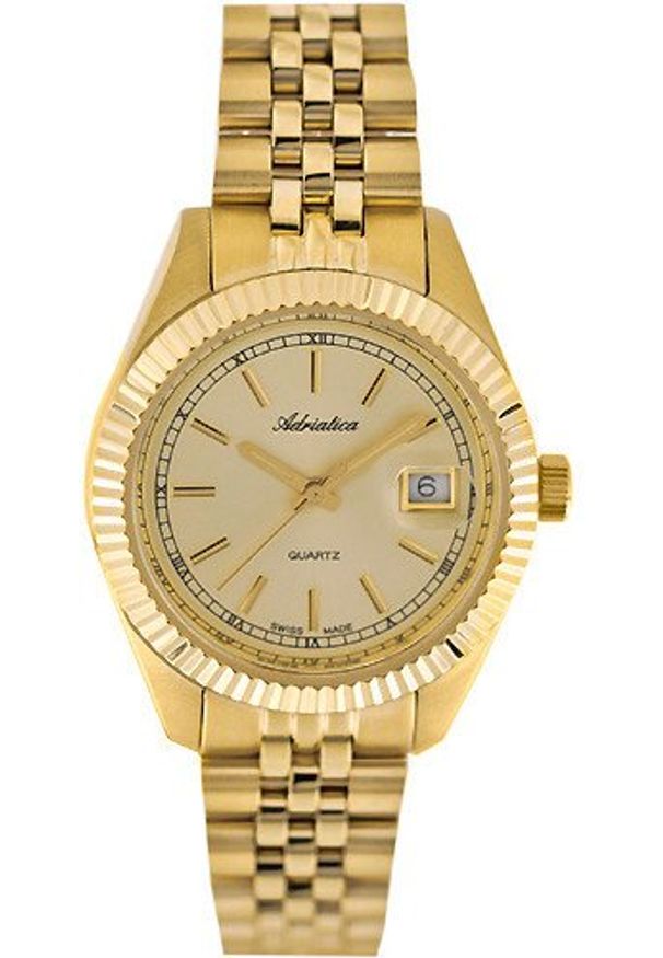 Zegarek damski Adriatica A3090.1111Q złoty. Kolor: złoty