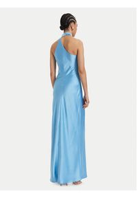 ACCESS FASHION Sukienka wieczorowa 63-3339-236 Niebieski jasny Regular Fit. Kolor: niebieski. Materiał: syntetyk. Styl: wizytowy #5