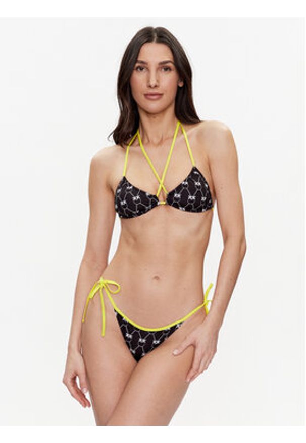 Pinko Góra od bikini Brughiera 101044 A0S6 Czarny. Kolor: czarny. Materiał: syntetyk