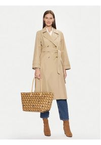 Tory Burch Torebka Canvas Basketweave Tote 139623 Beżowy. Kolor: beżowy #3