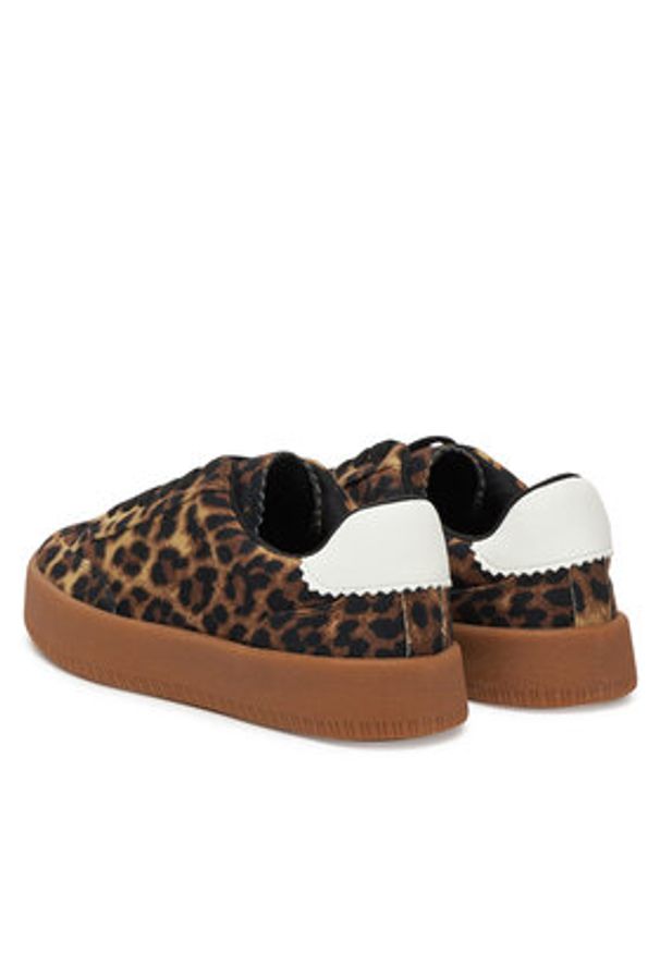 DeeZee Sneakersy AM25240D Brązowy. Kolor: brązowy. Materiał: materiał