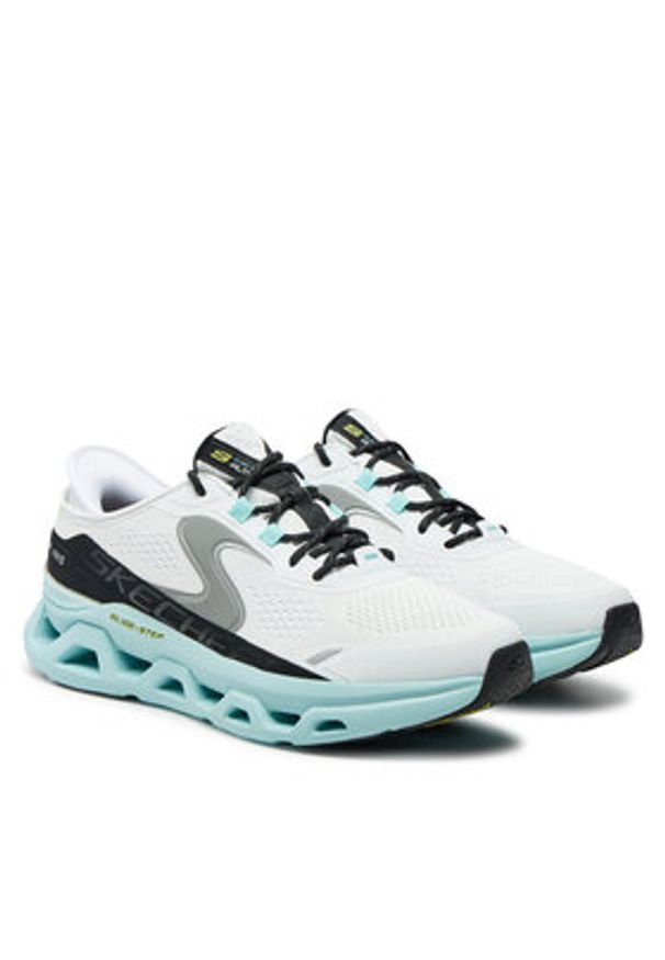 skechers - Skechers Sneakersy 232921/WBL Biały. Kolor: biały. Materiał: materiał