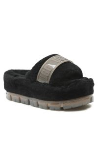 Kapcie Ugg W Fluffita Clear 1131971 Blk. Kolor: czarny. Materiał: materiał #1