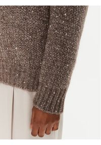 Marella Sweter Sapri 2423366155 Beżowy Regular Fit. Kolor: beżowy. Materiał: syntetyk #5