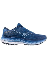 Buty Mizuno Wave Inspire 20 J1GC244406 niebieskie. Kolor: niebieski. Materiał: materiał. Model: Mizuno Wave. Sport: bieganie #4