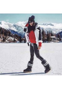 Moon Boot Śniegowce Nylon 14004400 001 Czarny. Kolor: czarny. Materiał: skóra #3