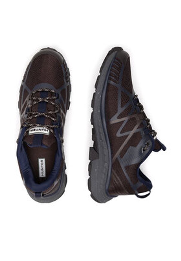 Hunter Sneakersy MAKANA HIKER WP Brązowy. Kolor: brązowy. Materiał: materiał