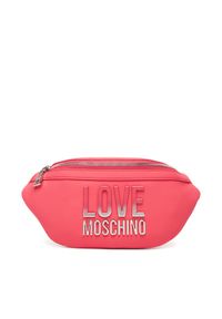 Love Moschino - LOVE MOSCHINO Saszetka nerka JC4259PP0MKD0615 Różowy. Kolor: różowy. Materiał: skóra