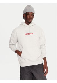 Quiksilver Bluza Dna EQYFT05121 Szary Oversize. Kolor: szary. Materiał: bawełna
