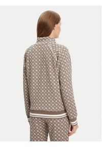 Guess Bluza V5YQ03 KB212 Brązowy Regular Fit. Kolor: brązowy. Materiał: syntetyk #5