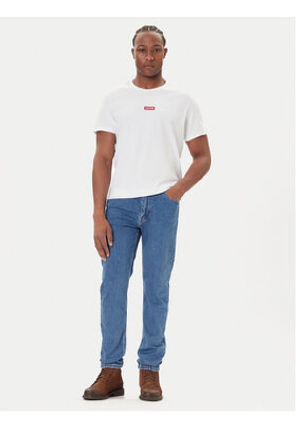 Levi's® T-Shirt Baby Tab 79554-0039 Biały Loose Fit. Kolor: biały. Materiał: bawełna