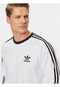 Adidas - adidas Longsleeve Adicolor Classics 3-Stripes Long-Sleeve Top IA4879 Biały Slim Fit. Kolor: biały. Materiał: bawełna. Długość rękawa: długi rękaw #6