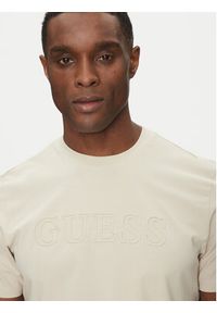 Guess T-Shirt Z2YI11 J1314 Beżowy Regular Fit. Kolor: beżowy. Materiał: bawełna #3