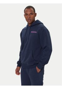 Rossignol Bluza Waterfall RLOMS02 Granatowy Regular Fit. Kolor: niebieski. Materiał: bawełna #1