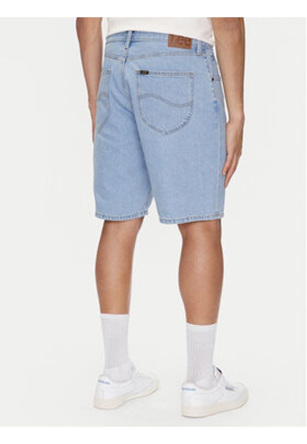 Lee Szorty jeansowe Asher 112364084 Niebieski Loose Fit. Kolor: niebieski. Materiał: bawełna
