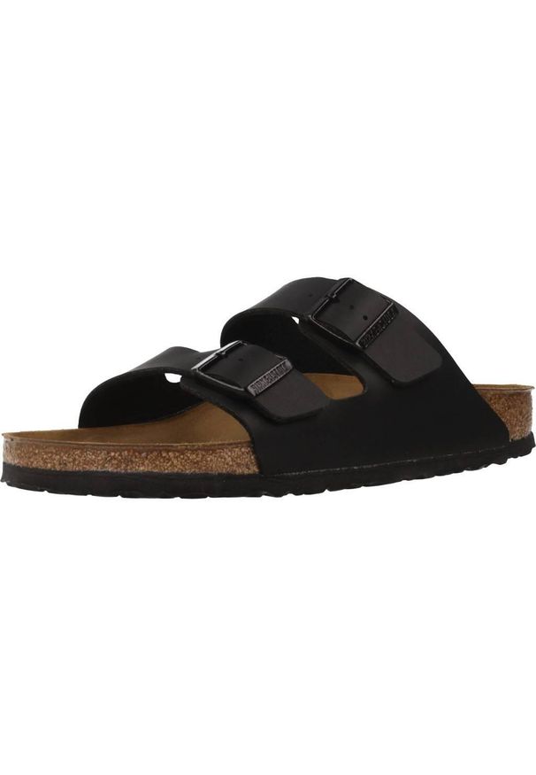 Klapki turystyczne uniseks Birkenstock Arizona 791. Zapięcie: bez zapięcia. Kolor: wielokolorowy, czarny. Materiał: tkanina, materiał, syntetyk. Szerokość cholewki: normalna. Sport: turystyka piesza, pływanie, fitness