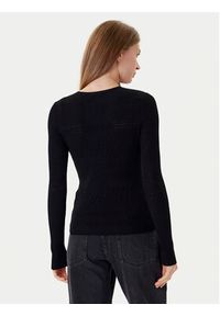 TwinSet - TWINSET Sweter 252TP3241 Czarny Slim Fit. Kolor: czarny. Materiał: wiskoza #4
