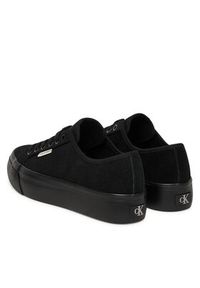 Calvin Klein Sneakersy Vulc Flatf Lace Up Sue/Wl Ck YW0YW02000 Czarny. Kolor: czarny. Materiał: zamsz, skóra