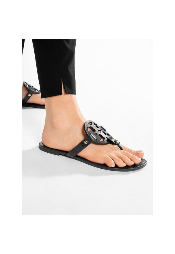 Japonki Tory Burch. Kolor: czarny
