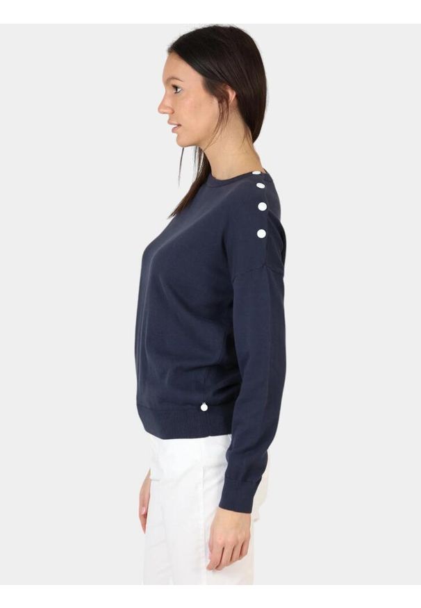 Sweter damski TBS Addenpul. Kolor: niebieski