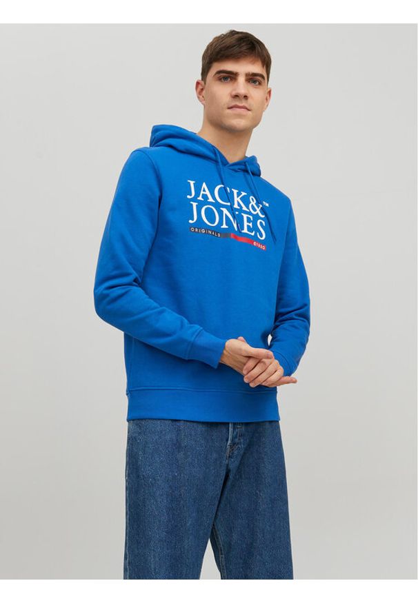Jack & Jones - Jack&Jones Bluza Codyy 12229113 Niebieski Standard Fit. Kolor: niebieski. Materiał: bawełna, syntetyk
