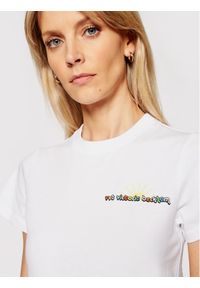 Victoria Victoria Beckham T-Shirt Organic Single 2221JTS002507A Biały Regular Fit. Kolor: biały #3