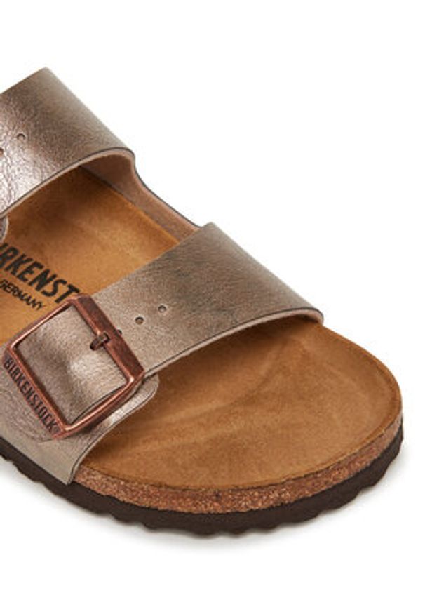 Birkenstock Klapki Arizona 1029439 Brązowy. Kolor: brązowy. Materiał: skóra