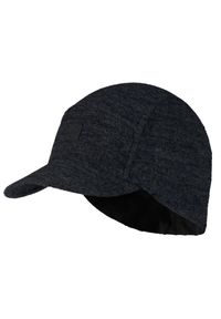 Buff - Czapka z daszkiem dla dorosłych Merino Fleece Pack Cap. Kolor: czarny. Materiał: wełna. Styl: sportowy