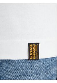 G-Star RAW - G-Star Raw T-Shirt Gs-01 D29291-D709 Biały Regular Fit. Kolor: biały. Materiał: bawełna #5