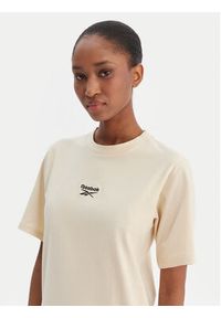 Reebok Sukienka codzienna Surya RK25502CCW Beżowy Regular Fit. Okazja: na co dzień. Kolor: beżowy. Materiał: bawełna. Typ sukienki: proste. Styl: casual #5