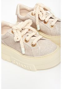 Casadei - Sneakersy damskie skórzane CASADEI. Materiał: skóra #3