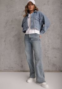 Renee - Biały Casualowy T-shirt z Bawełny Nealiara. Okazja: na co dzień. Kolor: biały. Materiał: bawełna. Wzór: aplikacja. Styl: casual #2