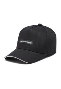 Emporio Armani Czapka z daszkiem 627921 CC991 00020 Czarny. Kolor: czarny. Materiał: materiał