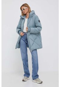 JOOP! - Joop! sweter damski kolor beżowy lekki. Kolor: beżowy. Materiał: dzianina, prążkowany. Styl: klasyczny #4