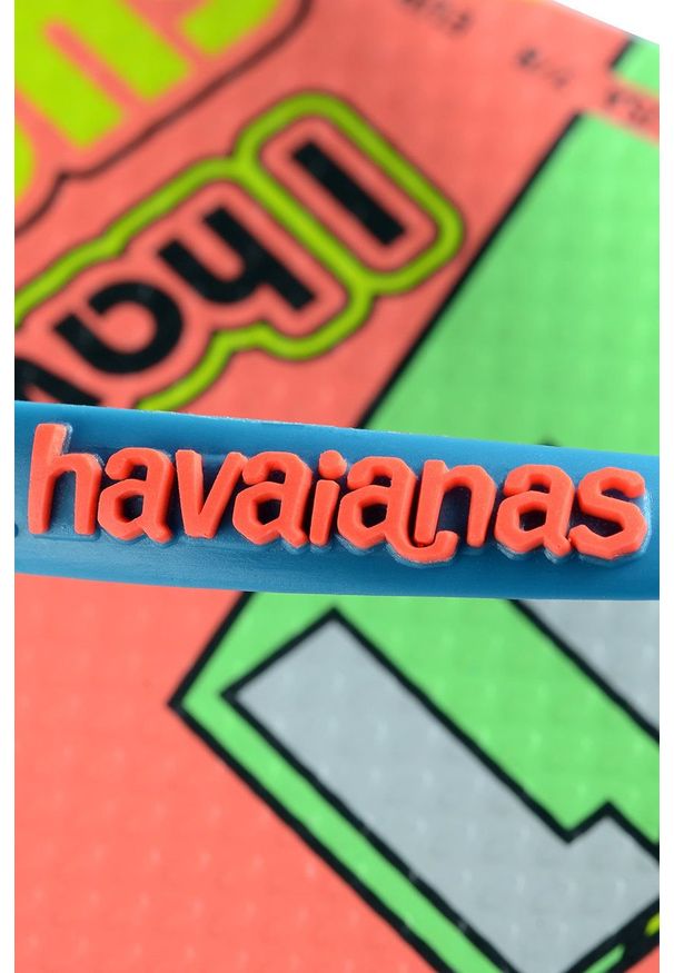 Havaianas - Japonki X NETFLIX. Kolor: turkusowy. Materiał: materiał