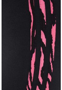 adidas Originals legginsy damskie kolor czarny z aplikacją. Stan: podwyższony. Kolor: czarny. Materiał: materiał, dzianina. Wzór: aplikacja #2