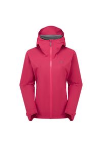 Kurtka przeciwdeszczowa damska Rab Women's Downpour Light Jacket z kapturem. Typ kołnierza: kaptur. Kolor: różowy