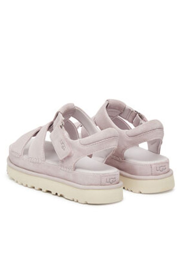 Ugg Sandały W Goldenstar Strap 1137890 Fioletowy. Kolor: fioletowy. Materiał: skóra, zamsz