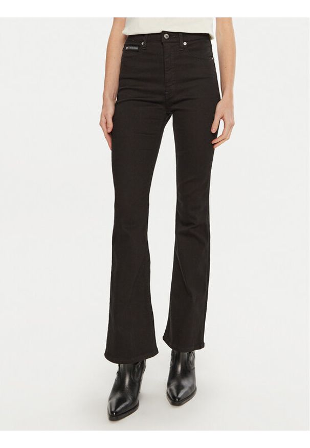 Calvin Klein Jeans Jeansy J20J224919 Czarny Skinny Fit. Kolor: czarny