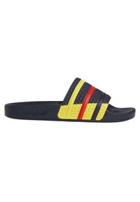 Klapki basenowe męskie Adidas Adilette. Kolor: niebieski