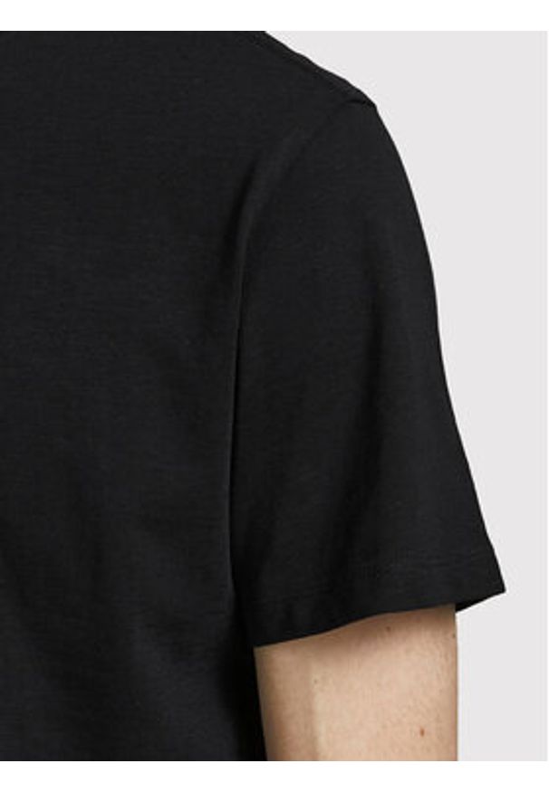 Jack & Jones - Jack&Jones T-Shirt Basher 12182498 Czarny Regular Fit. Kolor: czarny. Materiał: bawełna