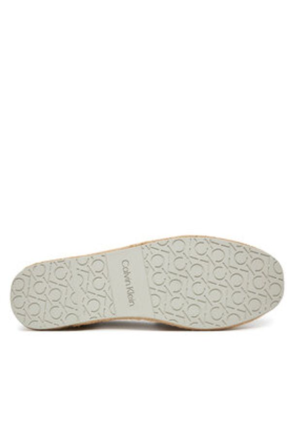 Calvin Klein Espadryle Espadrille Lth HM0HM01882 Szary. Kolor: szary. Materiał: skóra