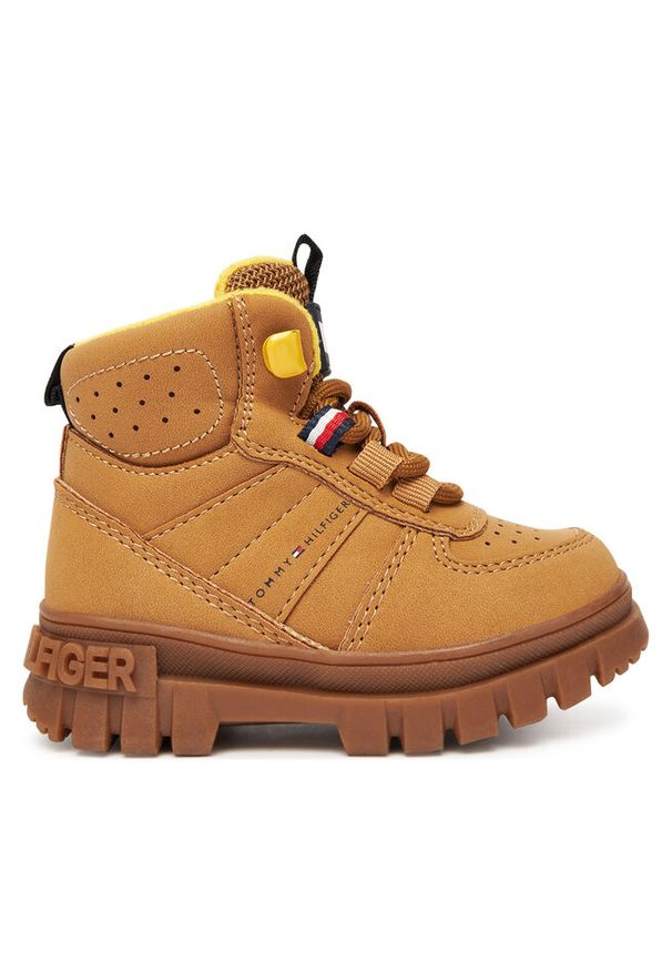 TOMMY HILFIGER - Trapery Tommy Hilfiger. Kolor: brązowy