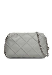 Tory Burch Torebka Fleming Small 169226 Szary. Kolor: szary. Materiał: skórzane
